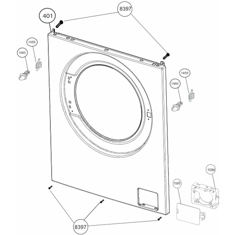 Facciata originale - Lavatrice Beko 4345156