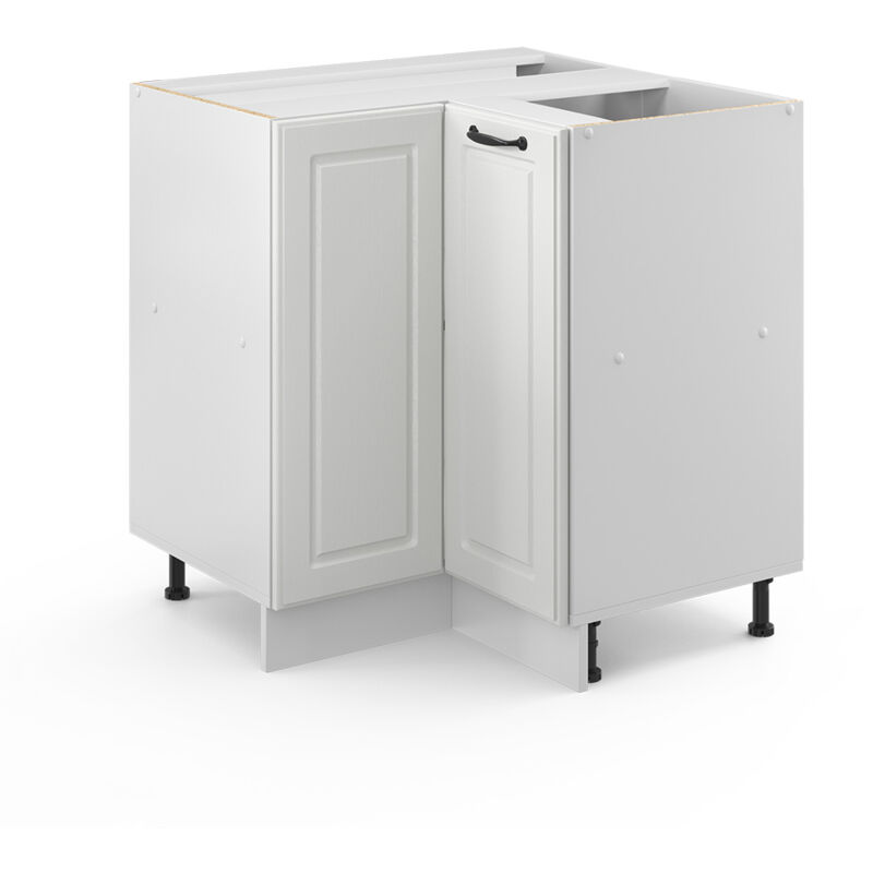 Meuble d'angle R-Line, Blanc campagne, 75.6 cm sans plan de travail Vicco