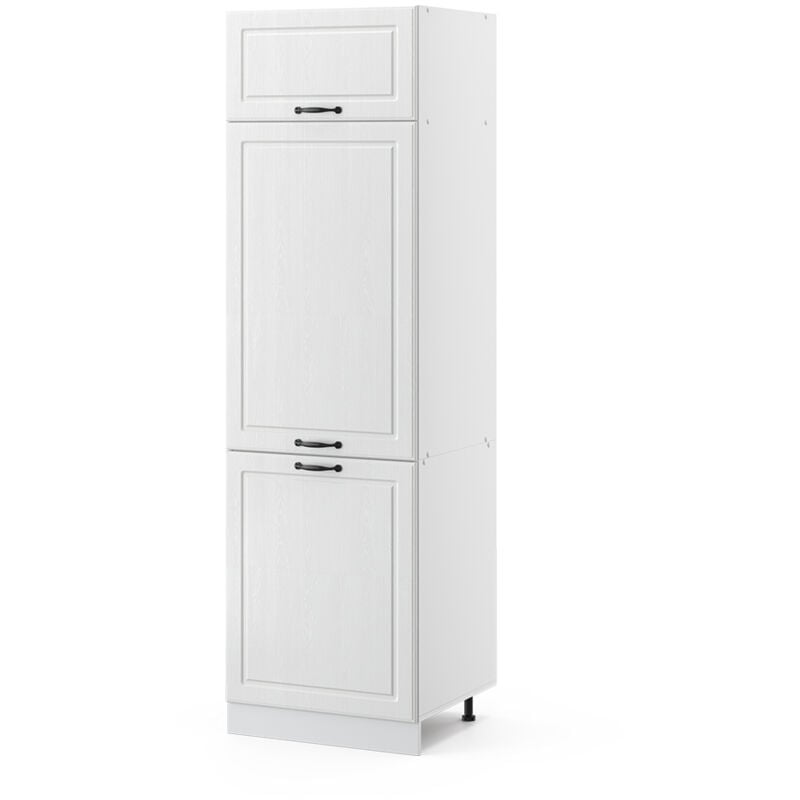 Vicco - Armoire pour frigo R-Line, Blanc campagne, 60 cm
