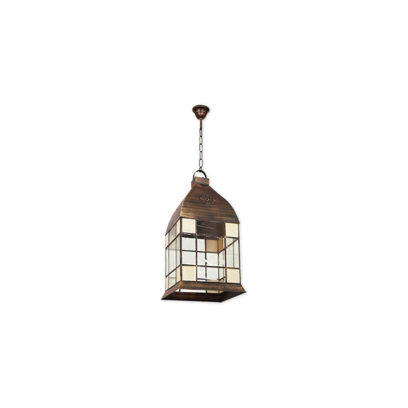 Fabrilamp - My Lamp - Petite lanterne Mudejar 1lxe27 Beige (42x20x20)