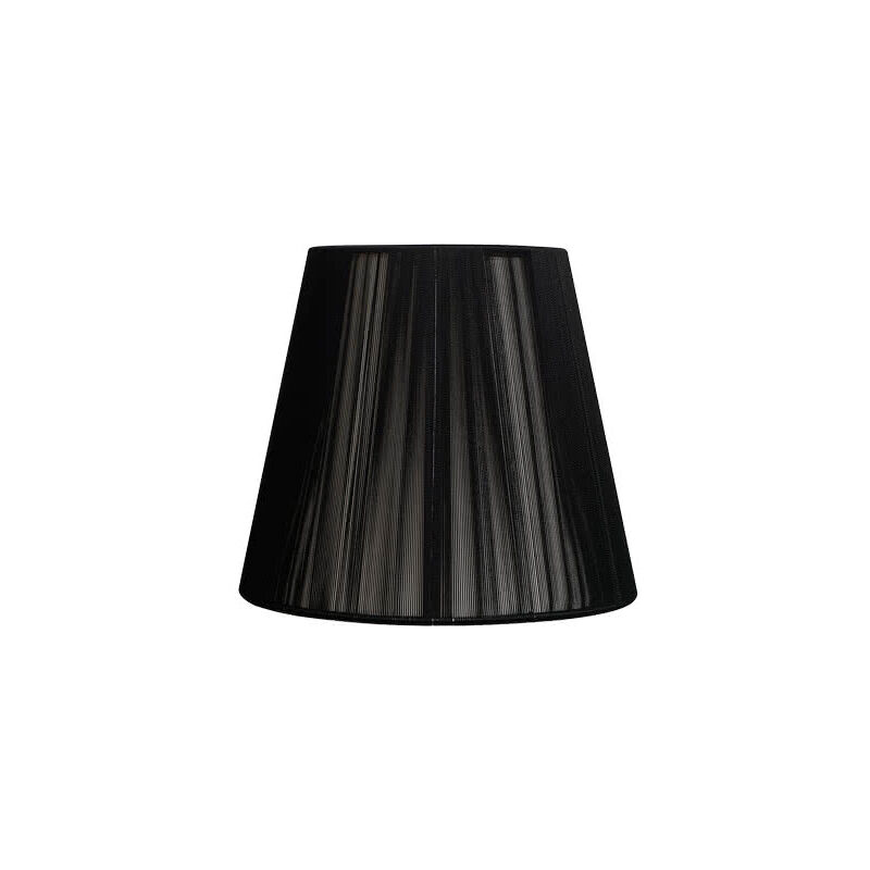 Abat-jour conique hilo indira e27 noir (35x18x23)