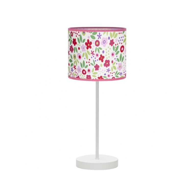 Lampe à poser fleurs de forêt couleurs 1xe14 39x17d
