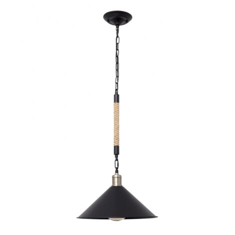 FAB 099783502 | Ciondolo Med. Corda 1xe27 Corda Nera Regx35d