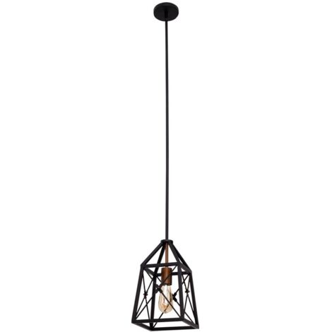 FAB 112450109  Colgante Pavel 1xe27 Negro/dorado Reg.x20x20 Articulable