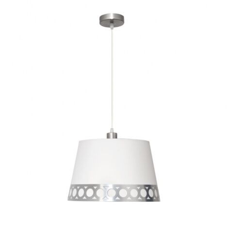 FAB 114894010  Ciondolo Dalia 1x27 Bianco / argento