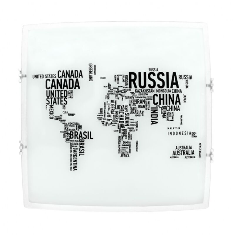 Mundi lampada da soffitto 2xe27 white 30x30