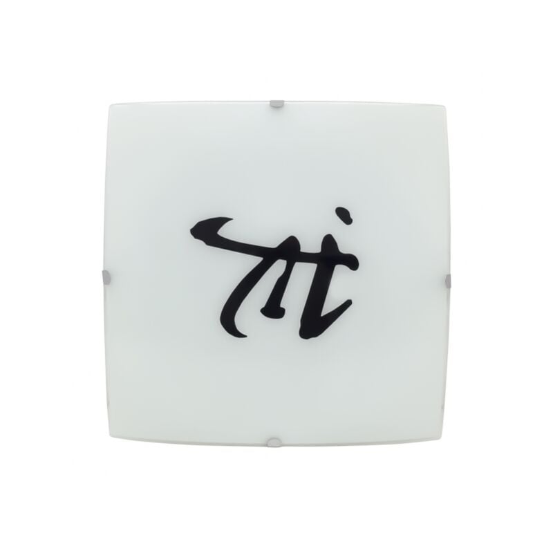 Cina lampada da soffitto 2xe27 bianco 30x30