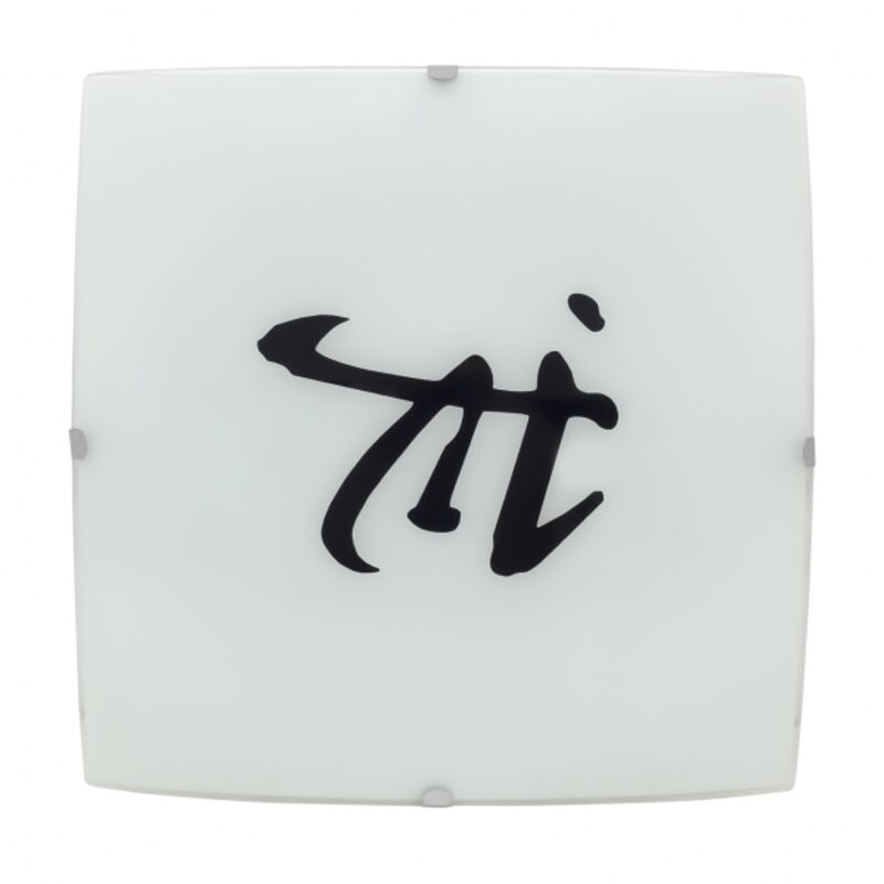 Cina lampada da soffitto 2xe27 bianco 30x30