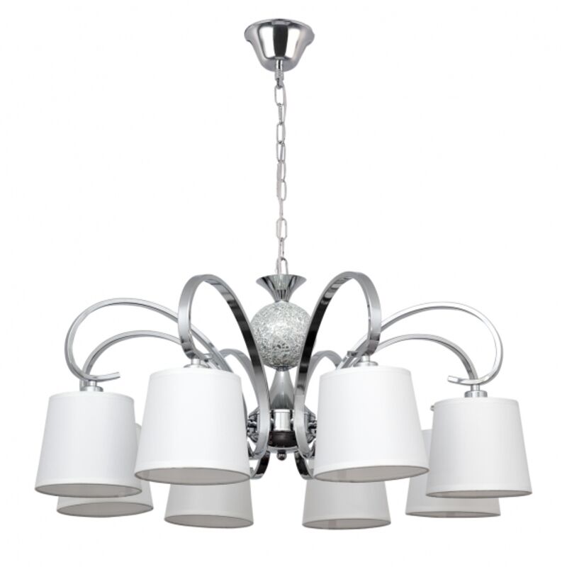 FAB 122358020 Concordia 8xe14 Lampada Cromo Bianco...