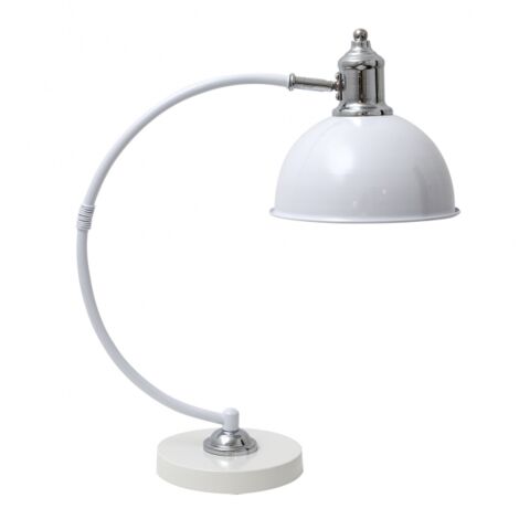 FAB 122671101  Lujan Flexo 1xe27 Blanc Brillant / chromé 45x50