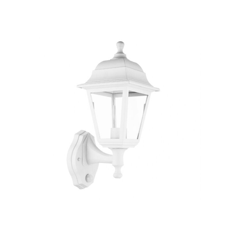 Basil applique da esterno 1xe27 bianco ip44 policarbonato 35x15x19,7 cm