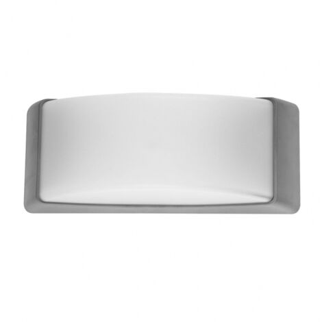 FAB 126561028  Lampada da Parete Esterno Azuki 1xe27 Grigio Ip65 Policarbonato 12,9x32x13 Cm
