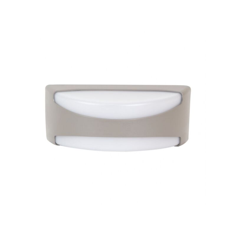 Fabrilamp - daikon außenwandleuchte 1xe27 grau ip65 polycarbonat 13,2x32x13 cm