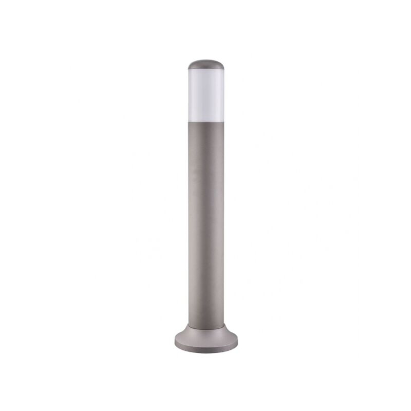Colonna da esterno zafferano 1xe27 grigio 70x9,1x9,1 cm policarbonato ip44
