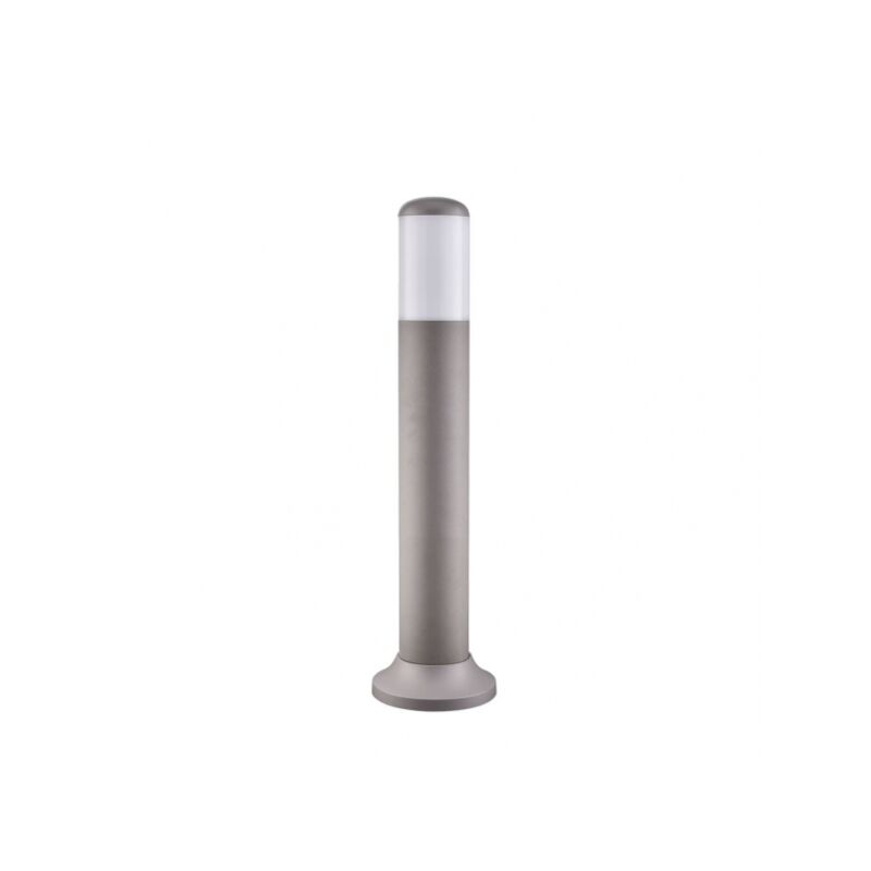 Colonna da esterno azafran 1xe27 grigio 40x9,1x9,1 cm policarbonato ip44