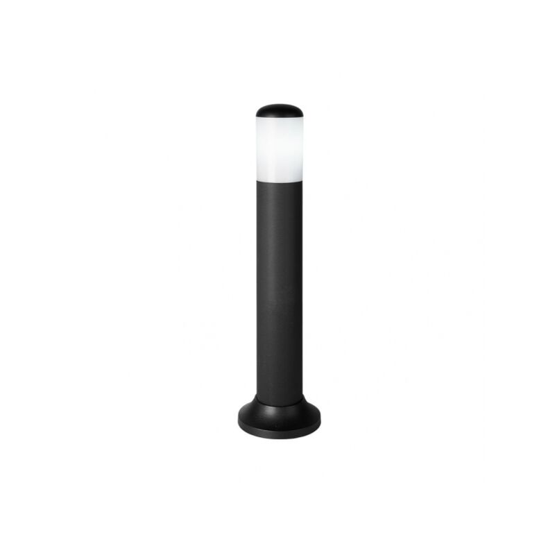 Pilastro da esterno zafferano 1xe27 nero 40x9,1x9,1 cm policarbonato ip44