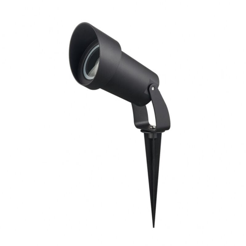 Chiodi a spillo esterni 1xgu10 nero 22,8x8,6dpolicarbonato ip65