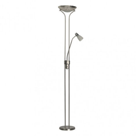 FAB 136243003  Ross Wohnzimmerboden 2xe27 + 1xe14 C / Nickel Reader 180x28x28 Cm