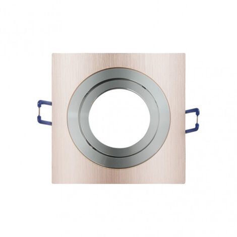 FAB 14348CU71  Encastré Orient.cenote 1xgu10 Carré Champ/cro 2x9,2x9,2 Cm 8 De Cut. C/portalalampara