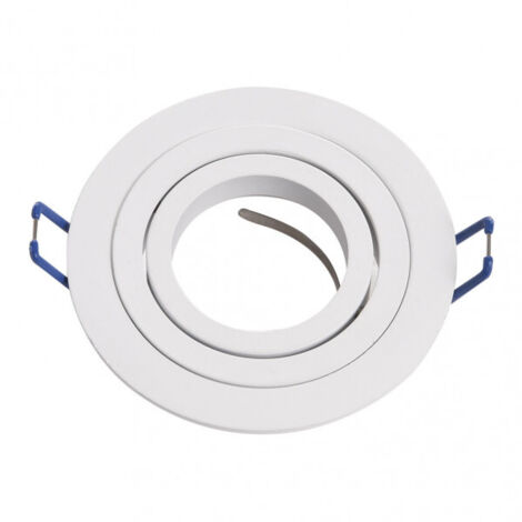 FAB 14348RE01  Vertieft Vertieft Verstellbar Cenote 1xgu10 Rund White 2x9,2x9,2 Cm 8 De Cut.w/Portalampara