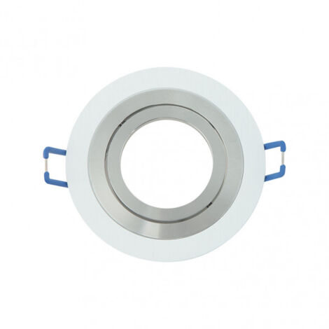 FAB 14348RE46 Encastré Orient.cenote 1xgu10 Rond Blanc/crom 2x9,2x9,2 Cm 8 De Corte.c/portalalampara