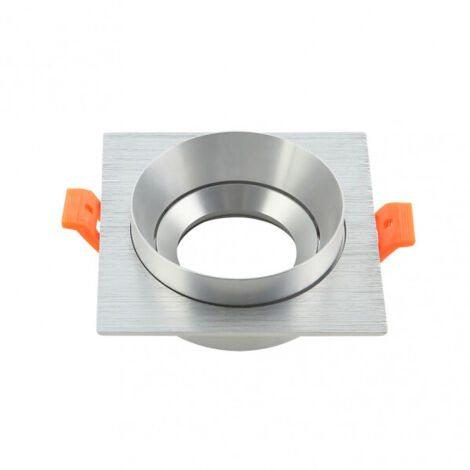 FAB 14358CU70 Vertieft Orient.son Doong 1xgu10 Quadrat Alu/cr 1,5x9,2x9,2 Cm 8 De Corte.c/portalalampara