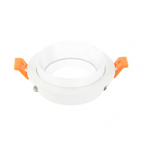 FAB 14358RE01  Incasso Orient.son Doong 1xgu10 Tondo Bianco 1,5x9,2x9,2 Cm 8 Taglio C/Portalampada