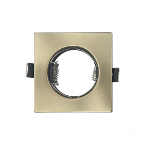 FAB 14428FC14  Empotrable  Magura 1xgu10  Cuadrado Cuero 2,5x8,2x8,2  Cm Corte 7 Portalamparas Incluido