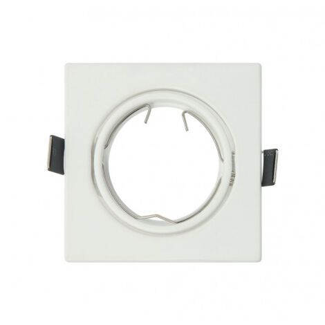 FAB 14428OC01  Empotrable  Orient. Magura 1xgu10  Cuad. Blanco  2,5x8,2x8,2  Cm Corte 7 Portalamparas Incluido