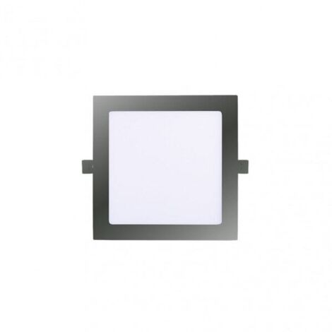 FAB 146981203  Downlight Basalto 12w 65000k Niquel Cuadrado 1080lm 2,5x17x17 Cm Corte 15,5x15,5 Cm