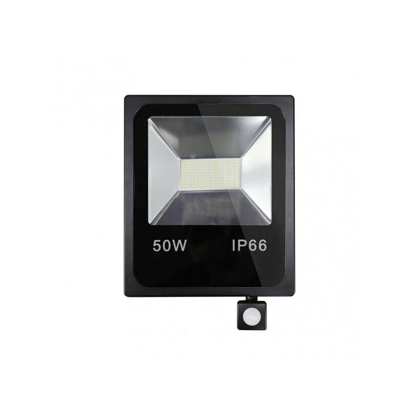 

Proyector C/sensor Olivino 50w 6500k Negro 4500lm Led Sm Ip66 33,5x24x6 Cm