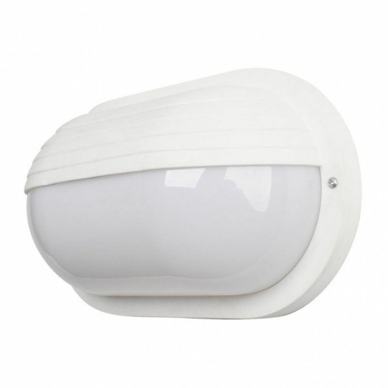 Image of FAB 148262201 Applicare Ext.ovale Canopus Grande1xe27 Policarbonato Bianco 10x26x15 Cm Ip44