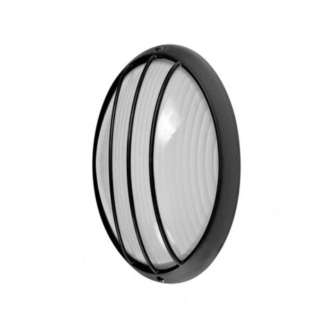 FAB 148461009  Applicare Ext.ovale Alluminio Aquila Peq.1xe27 Nero 10,5x22x14 Cm Ip44