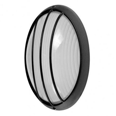 FAB 148461109  Appliquer Ext.ovale Aluminium Aquila Grand 1xe27 Neg 11x32x20,5 Cm Ip44