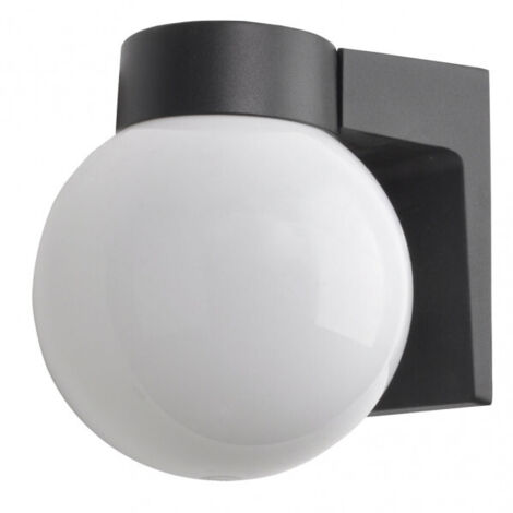 FAB 148561009  Aplique Exterior Aluminio Procyon 1xe27 Negro  18x18x15 Cm  Ip4