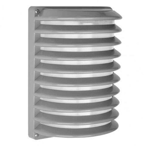FAB 148661028  Alluminio Esterno Applicare Achernar 1xe27 Grigio Ip44 25,5x18x13 Cm