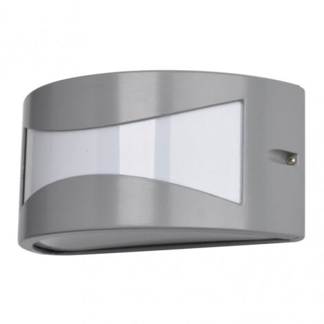 FAB 148861028  Aplique Exterior Aluminio Hadar 1xe27 Gris Ip44 13x25x12 Cm
