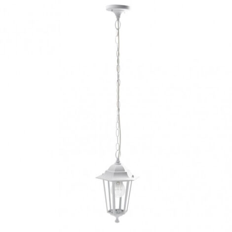 FAB 149191001 Suspension Extérieure Aluminium Auriga 1xe27 Blanc Regx17x17 Cm Ip44