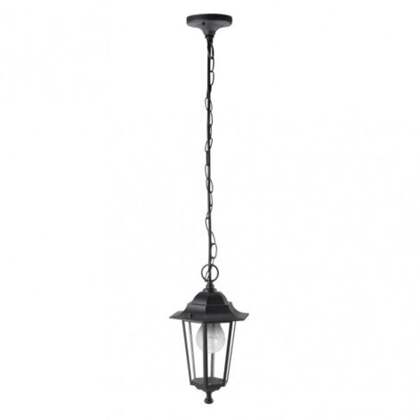 FAB 149191009  Sospensione da Esterno Alluminio Auriga 1xe27 Nero Regx17x17 Cm Ip44