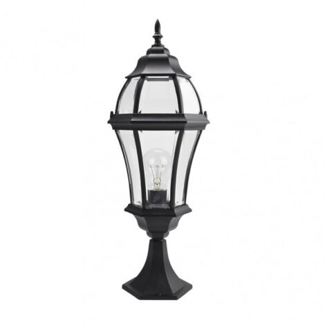 FAB 149671009 Sobremuro Exterior Aluminio Becrux 1xe27 Negro 64,5x21x21 Cm Ip44