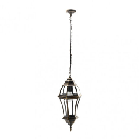 FAB 149691016 Suspension Extérieure Aluminium Becrux 1xe27 Neg/oro Regx24x24 Cm Ip44