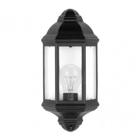 FAB 149961009  Aplique Exterior Aluminio Shaula 1xe27 Negro Ip44 36,5x16,5x9,5 Cm
