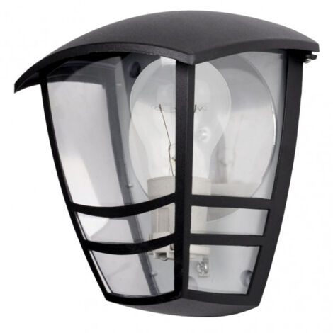 FAB 150261109  Appliquer Extérieur Aluminium Alnilan 1xe27 Noir Ip44 20x17,5x13 Cm