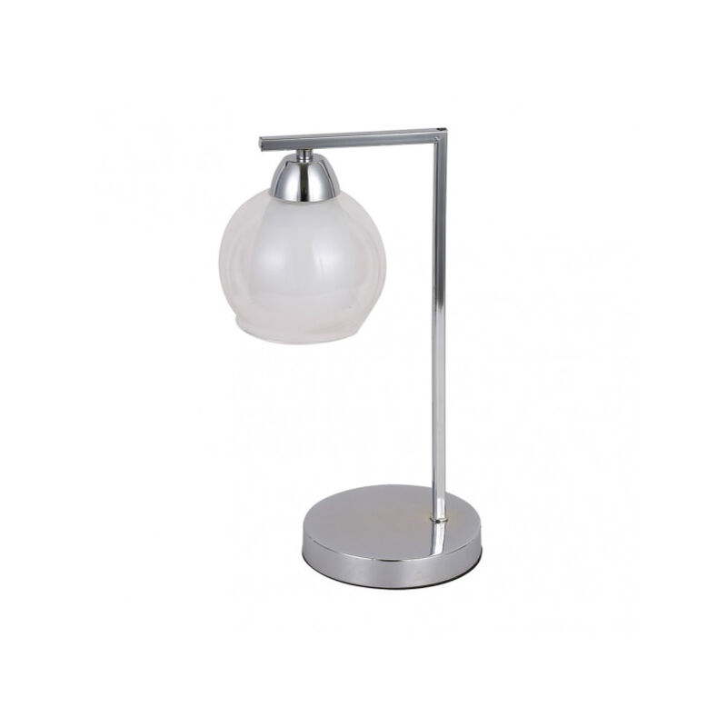 Fabrilamp - Lampe de Lampe à poser makalu chrome de 1 lumière Fabrilamp - Lampe de Lampe à poser makalu chrome de 1 lumière