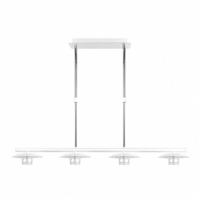 Image of Fabrilamp - fab 153654074 Cape Town Lampada 4l 24w 4000k Bianco/argento40-62x83,7 Cm 1920 Lm