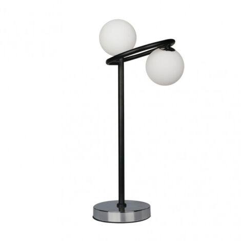 FAB 154571009  La Habana Table 2xg9 Noir / chromé 50x21x23 Cm