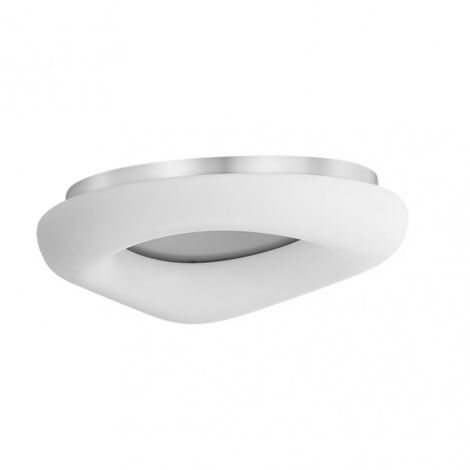 FAB 154785001 Plafond Paris Gr 60w 3000-4000-6500k 14x64x54 Cm Blanc-argent 5100lm Regulab. et mémoire