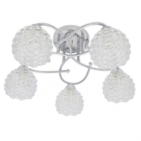FAB 155055020  Lampe Bagan 5xe14 Chrome 23x49x49 Cm