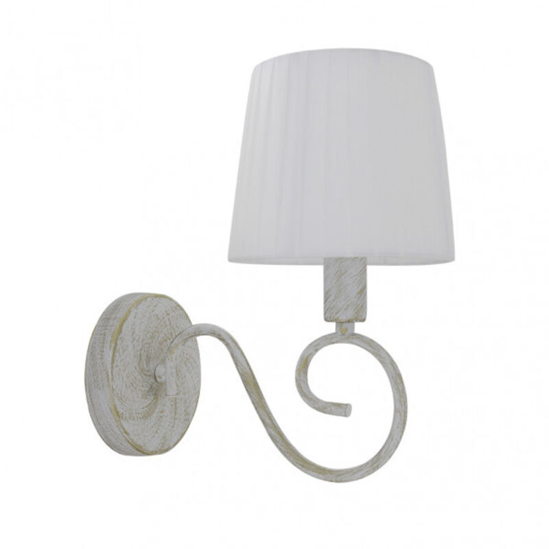 Fab 155161075 Amsterdam Lampe murale 1xe14 Blanc/or 28x15x25 Cm