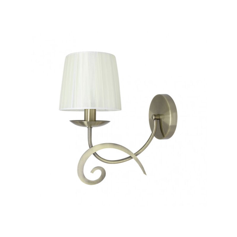 Fab 155261014 Applique Luxor 1xe14 Pantalon en cuir. Beige 31x15x28 Cm